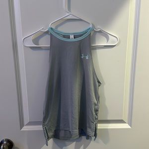 Grey and Blue Under Armor Tank